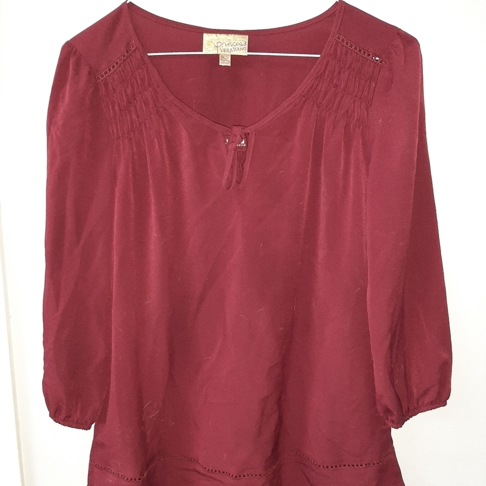 Princess Vera Wang Marroon Top